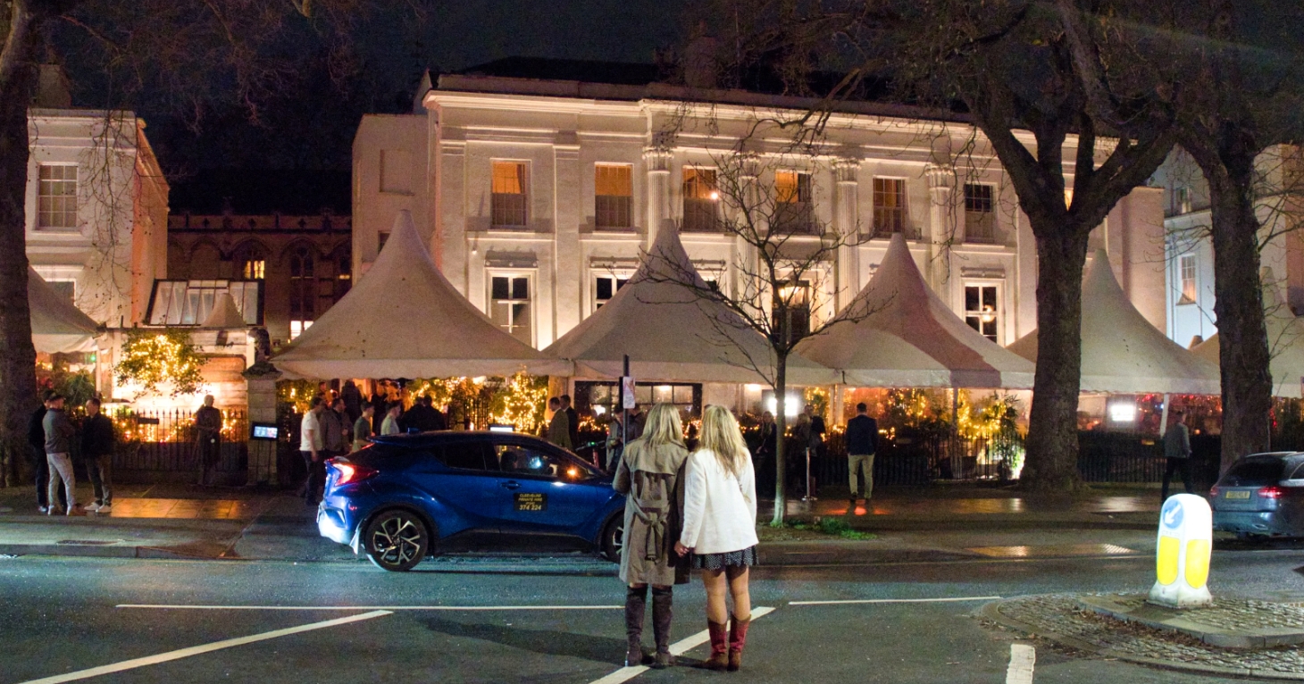 More tents are up outside Cheltenham's No. 131 for the races – while permanent works to replace them could start in the summer