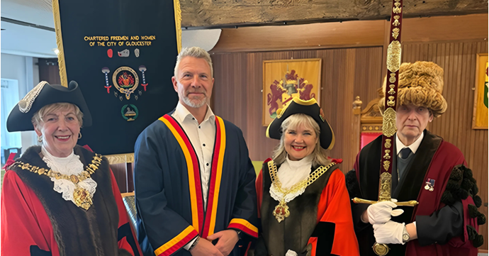 CEO of Gloucestershire facilities management firm becomes Freeman of Gloucester