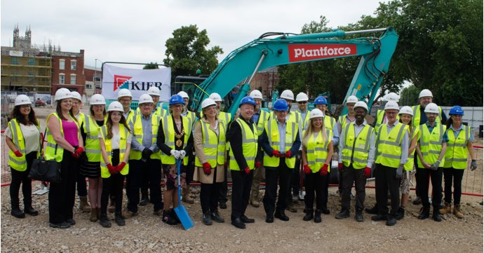 Groundbreaking event marks progress for £100 million-plus Gloucester development