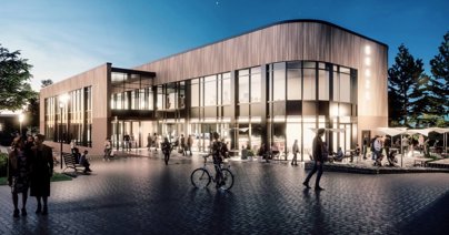 An artist's impression of the forthcoming Graze restaurant, conferencing and teaching centre at Hartpury University and Hartpury College, due to open for the 2022/2-23 term.