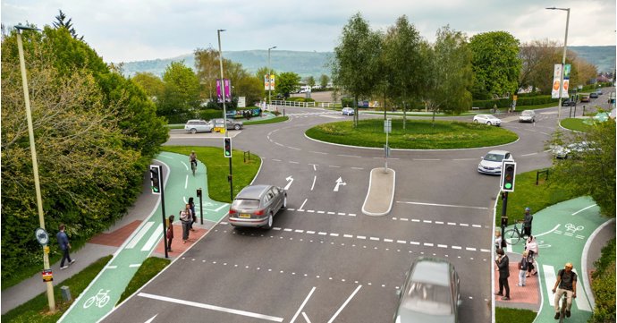 Work starts on the next phase of the Gloucestershire Cycle Spine