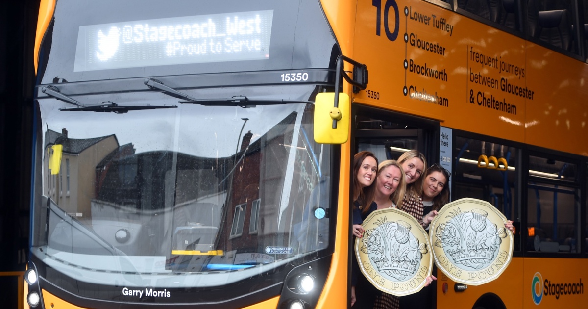 Bargain buses bring Christmas cheer to Cheltenham and Gloucester