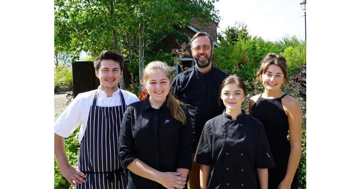 The Wharf House team responsible for gaining two AA Rosettes.
