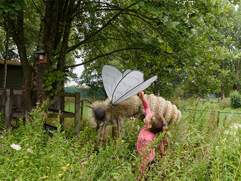 GIANT Bionic Bug Trail at Slimbridge Wetland Centre near Stroud