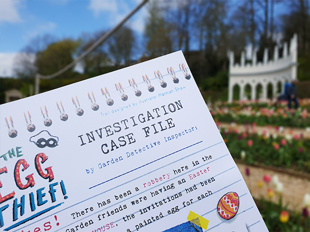 Easter Egg Thief trail at Painswick Rococo Garden