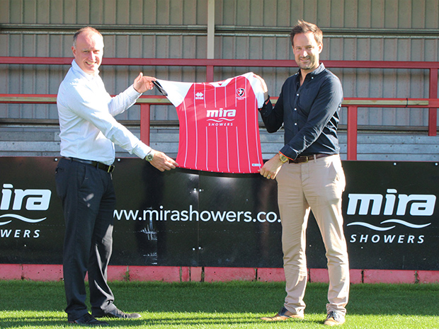 Mira Showers is extending its partnership with Cheltenham Town FC