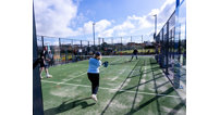 There are three all-weather, floodlit padel courts at the Cheltenham racket club.