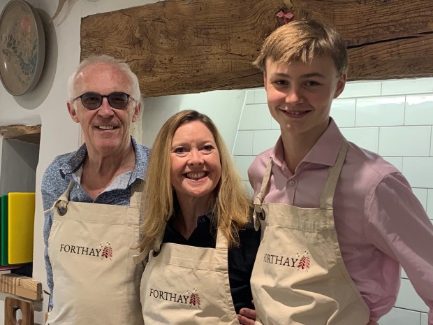 Gloucestershire’s The Growth Hub business advisors have proved a vital ingredient in guiding new business, Forthay Granola, to early success and growth. Deborah Lamplugh, husband Charles and son, Reece.