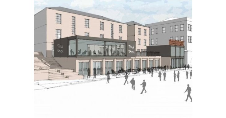An artist's impression of Gloucester Food Dock. Drawings by Gillespie Yunnie Architects.