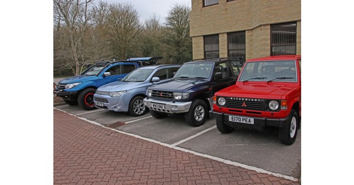 Some of the Mitsubishi Heritage Collection, gearing up to go under the hammer - with no reserve - through Auto Auction.