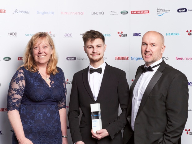 Gloucestershire teenager named national engineering apprentice of the year