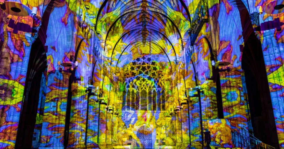 Light Eternal created by Luxmuralis at Gloucester Cathedral - Vimarsana News