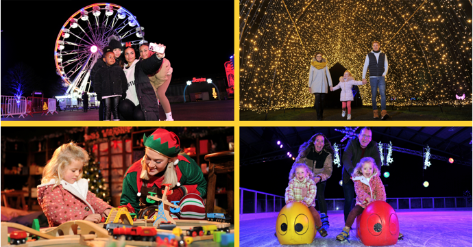 Meet Santa, take a turn on the big wheel and skate across the largest covered ice rink in the West Midlands at Winter Glow 2025