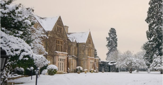 Chic country house hotel in Cheltenham reveals its new fine-dining menus for Christmas