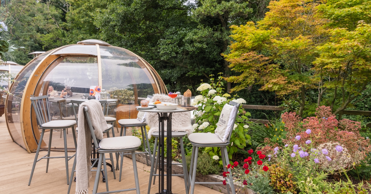 Summer Sundown on The Wildflower Terrace at Wild Thyme & Honey 