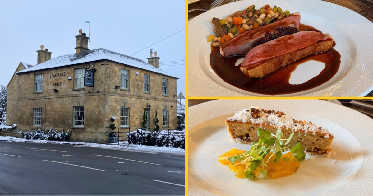 Award-winning Cotswold inn reveals Christmas menu and festive events