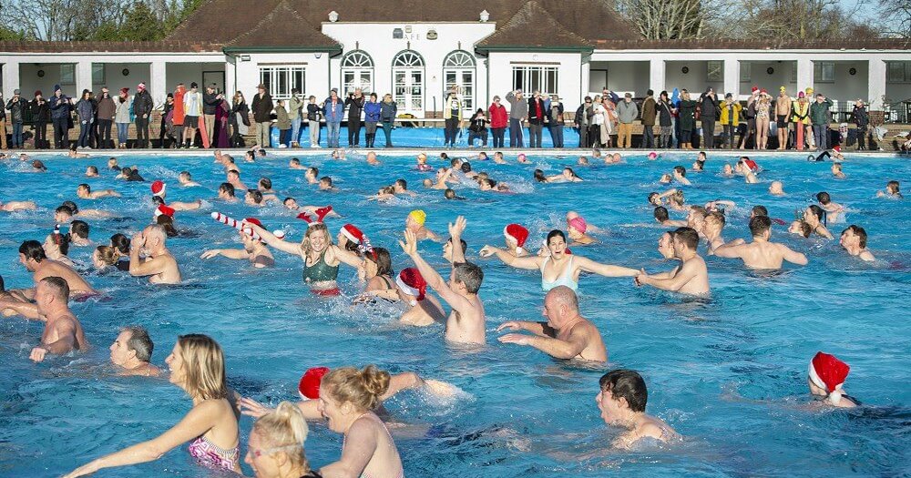 Embrace one of Gloucestershire's bravest Christmas traditions at the Christmas Day Swim in Cheltenham