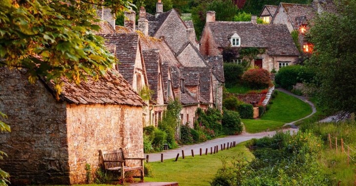 Blockley and Bibury in the Cotswolds Area of Outstanding Natural Beauty were the only two Gloucestershire destinations to make the top 10.
